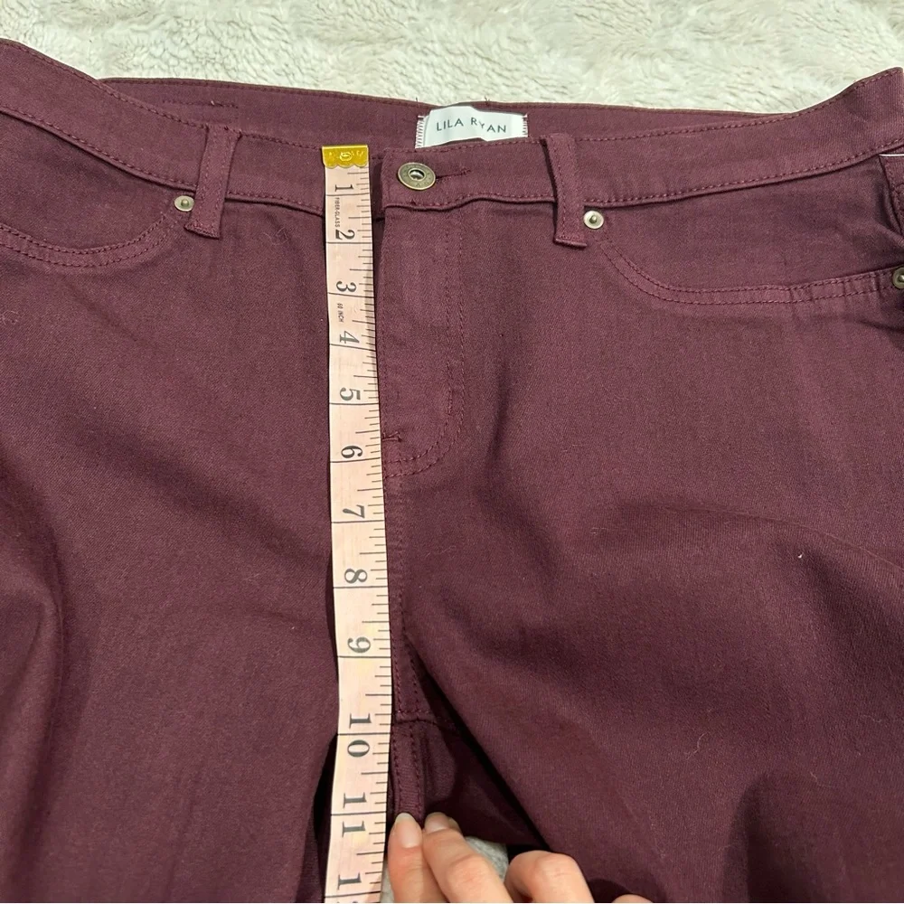 NWT Lila Ryan - Louise Skinny Jean Dark Purple 16 - Picture 6 of 13